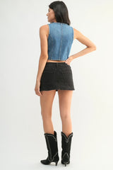 Limited-Time Sale Amanda Denim skort