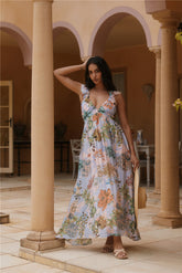 Tropical Bloom Maxi Dress Floral