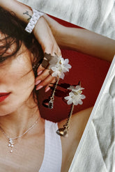 Make It Mini Earrings - White
