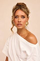 Aurelia Sculpt Earrings - Gold