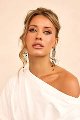 Venetian Earrings - Brown