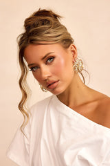 Aurelia Fleur Earrings - Gold
