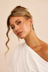 Celestial Vine Earrings - Clear