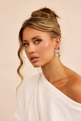 Whisper To My Heart Earrings - Pink
