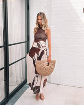 Balayage Dress - Cream Floral | Women's Floral Maxi Dress