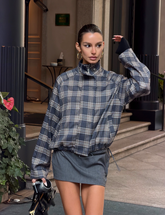 LENNEX JACKET - GREY CHECK