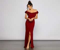 Leslie Off-The-Shoulder Mermaid Dress