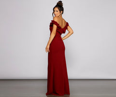 Leslie Off-The-Shoulder Mermaid Dress