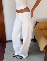 MALIYA JEAN - WHITE