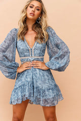 About Us Dress - Blue