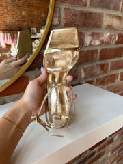 Alani Gold Strappy Heel