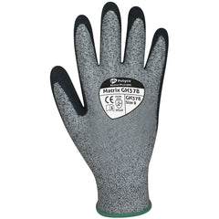 Polyco Matrix GH378 Cut F Cut Resistant Gloves with Latex Palm - 13g