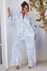 Sunlights In Capri Pants - Blue