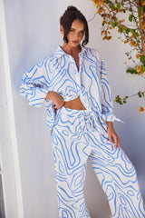 Sunlights In Capri Shirt - Blue