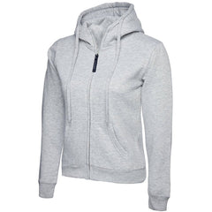 Uneek UC505 Ladies Classic Full Zip Hooded Sweatshirt 300g
