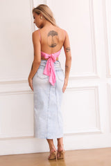 Walk On Fire Top - Pink