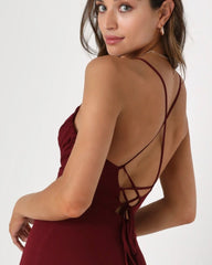 Chloe Lace-Up Back Formal Dress