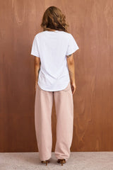 Aura Logo Tee - White