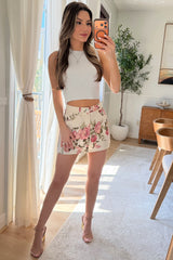 Charlotte Floral Denim skirt
