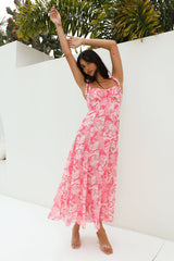 Lovers Dance Maxi Dress Pink