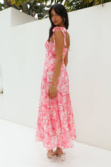 Lovers Dance Maxi Dress Pink
