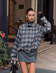 LENNEX JACKET - GREY CHECK