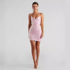 Sexy Sequined Dress Summer Sequin Party Dress