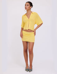 JANAI SKIRT - YELLOW : LEMON
