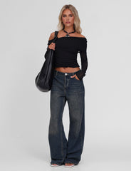 VERA TOP - BLACK