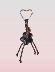 MIRIAM KEYCHAIN - CHOCOLATE