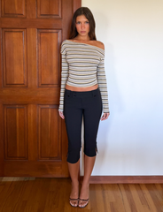 KITTIE CAPRI - BLACK
