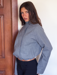 LENNEX JACKET - HEATHER CHARCOAL