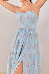 Strapless Backless Beach Party Dress