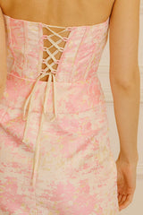 Rosé Wrap dress