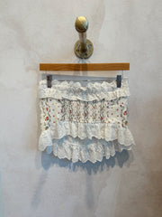 Penelope Floral Ruffled Tube Top