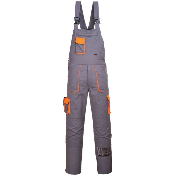 Portwest TX12 Texo Contrast Polycotton Bib & Brace Overalls 245g