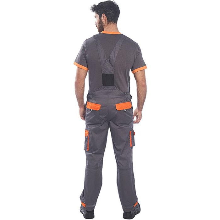 Portwest TX12 Texo Contrast Polycotton Bib & Brace Overalls 245g