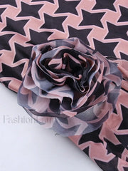 Ruffle Flower Embellish Bandeau Mini Dress