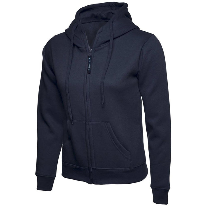 Uneek UC505 Ladies Classic Full Zip Hooded Sweatshirt 300g