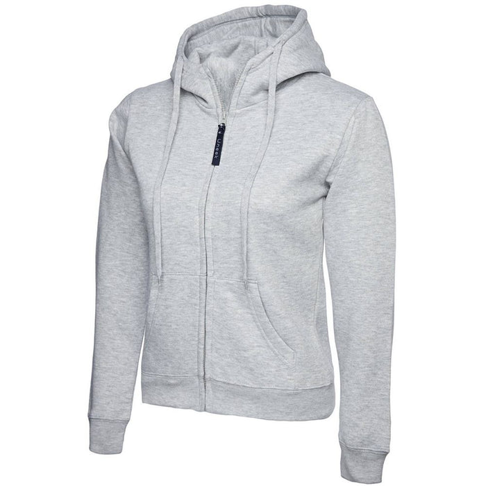 Uneek UC505 Ladies Classic Full Zip Hooded Sweatshirt 300g