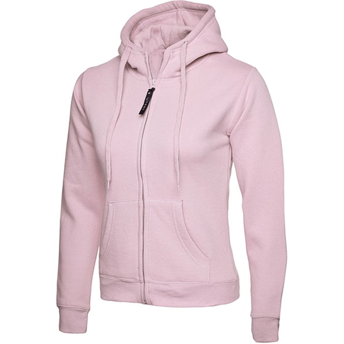 Uneek UC505 Ladies Classic Full Zip Hooded Sweatshirt 300g
